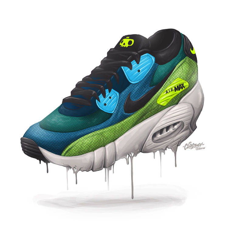 NIKE AIRMAX90 - LEVITATE by Clogtwo