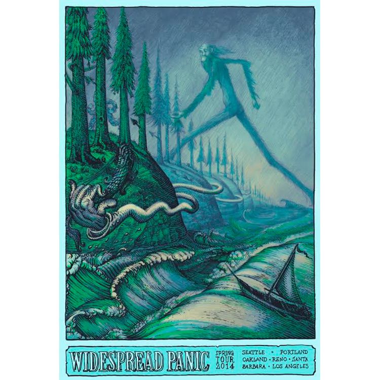 Widespread Panic Spring Tour 2014 - Variant by David Welker