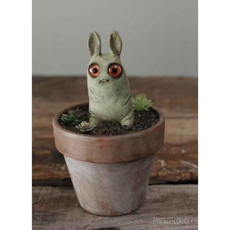 Potted Pipsqueak, Green by Amanda Louise Spayd