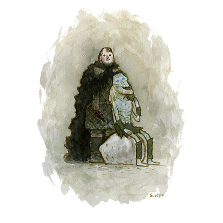 Slayer and Cold Friend by Scott Campbell (Scott C)