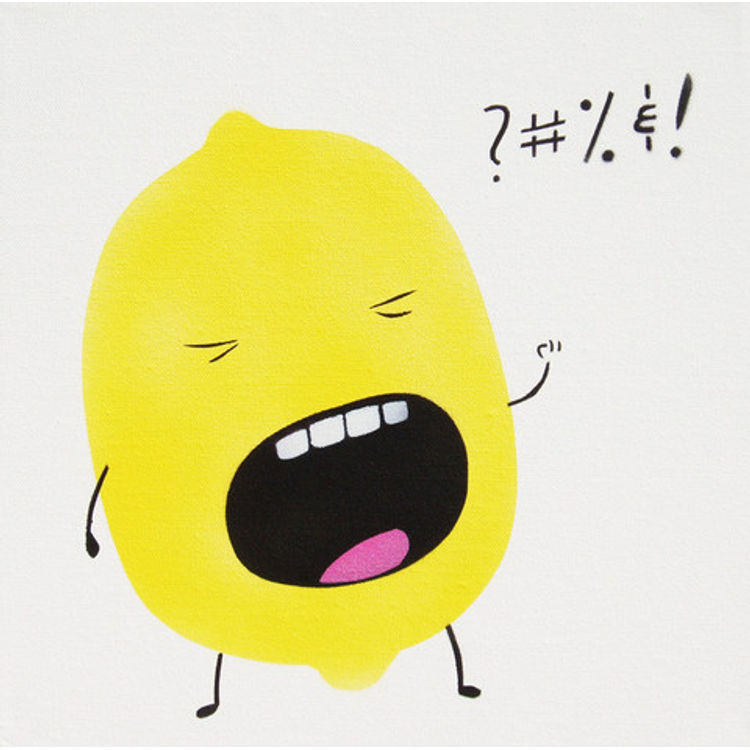 Angry Lemon by Dan Goodsell