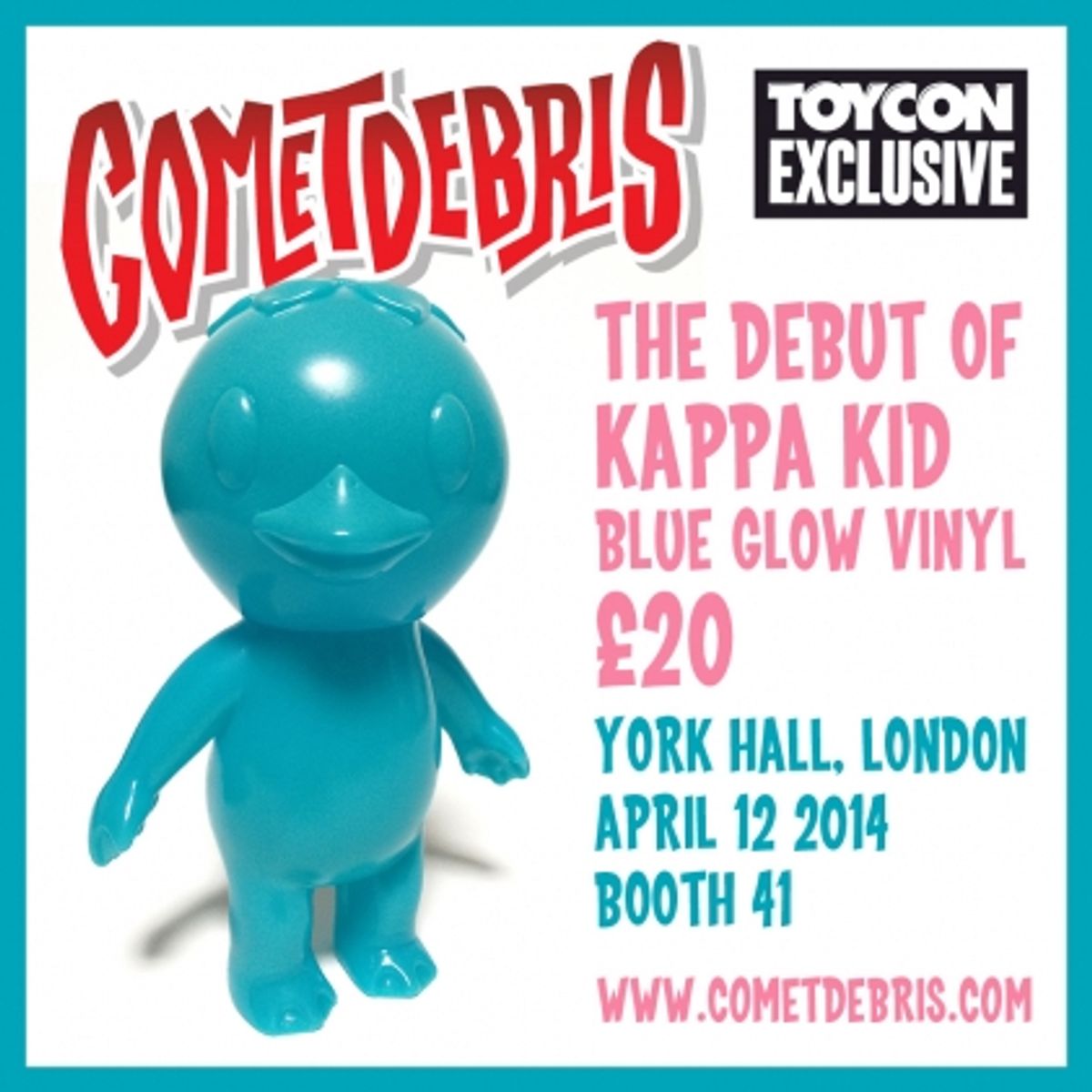 Kappa Kid - Unpainted Blue GID