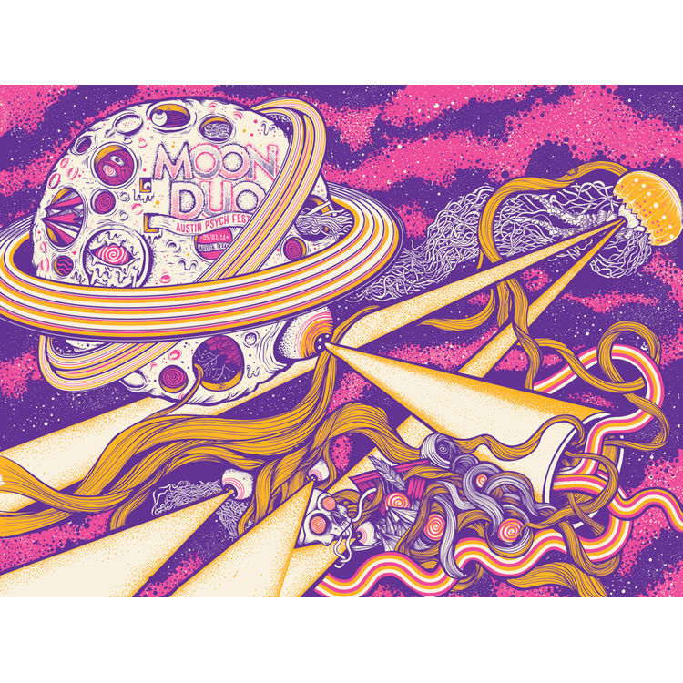 Moon Duo – Austin, TX 2014 by Jason Abraham Smith