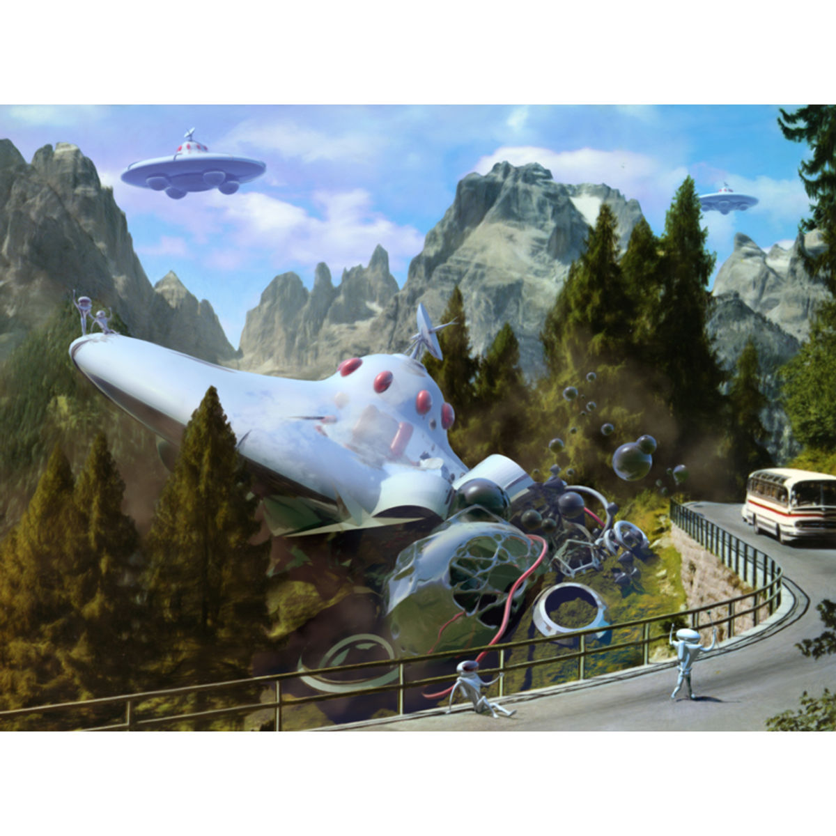 Chance encounters of third kind