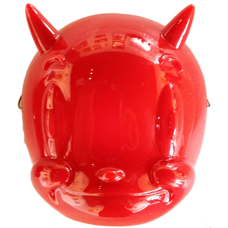 Red Lucky Devil Mask by Glenn Barr
