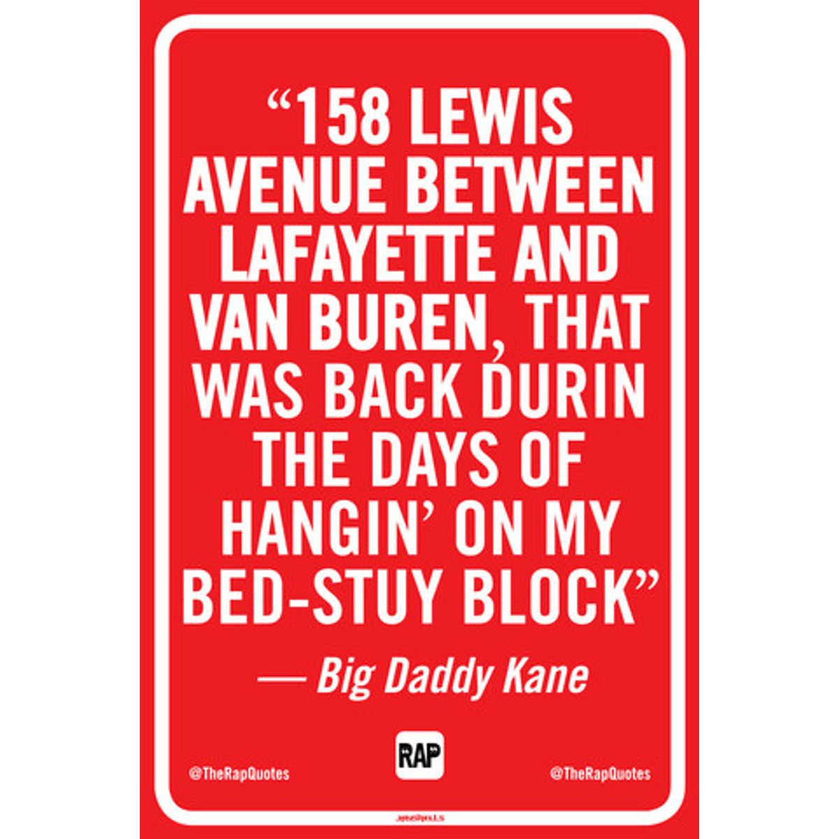 158 Lewish Avenue between Lafayette and Van Buren... (Print)