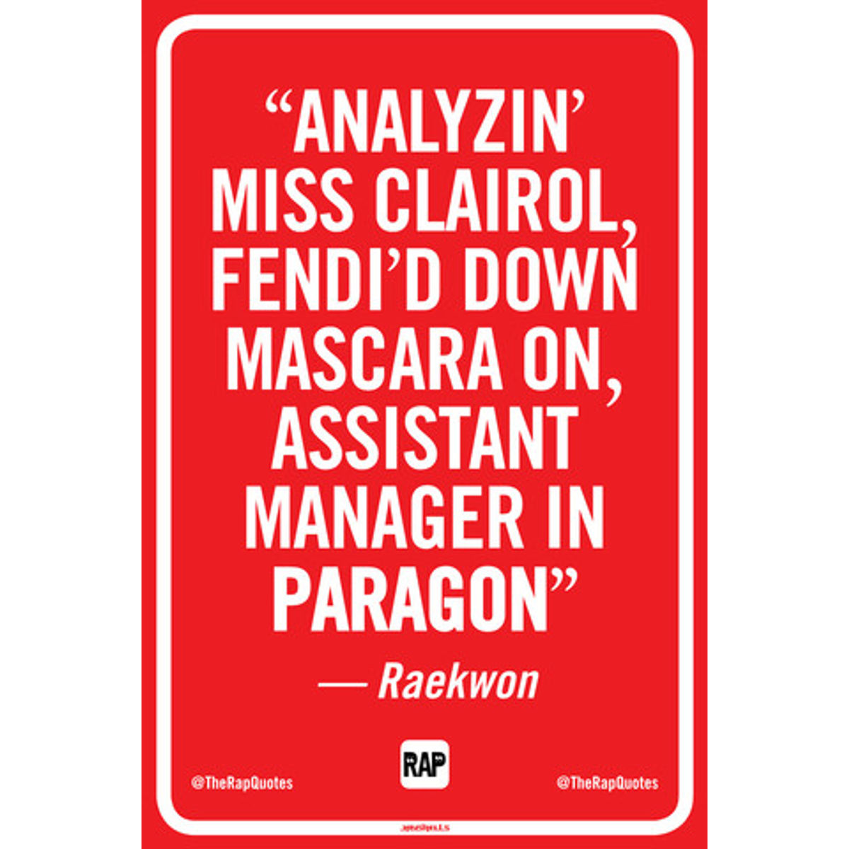 Analyzin' miss Clairol... (Print)