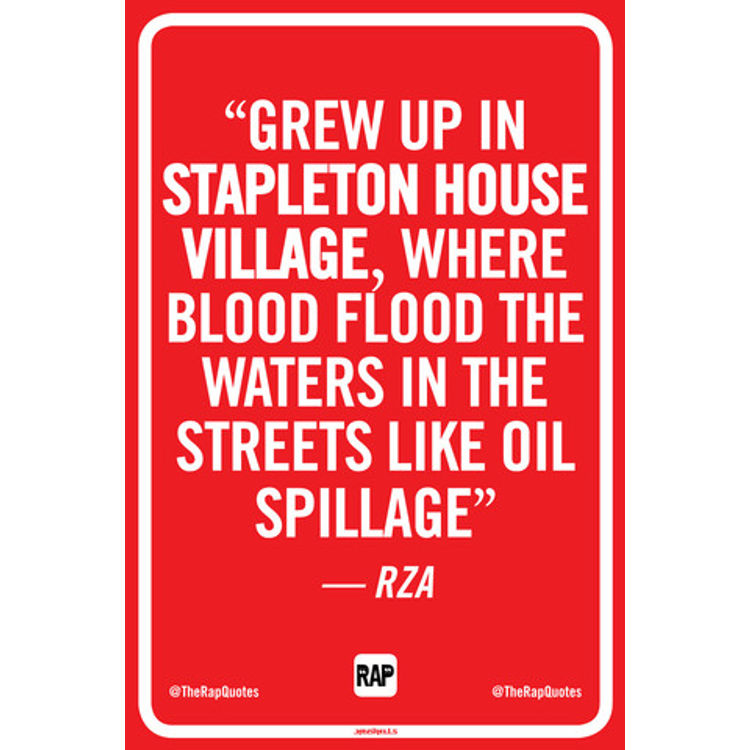 Grew up in Stapleton House Village... (Print) by Jay Shells
