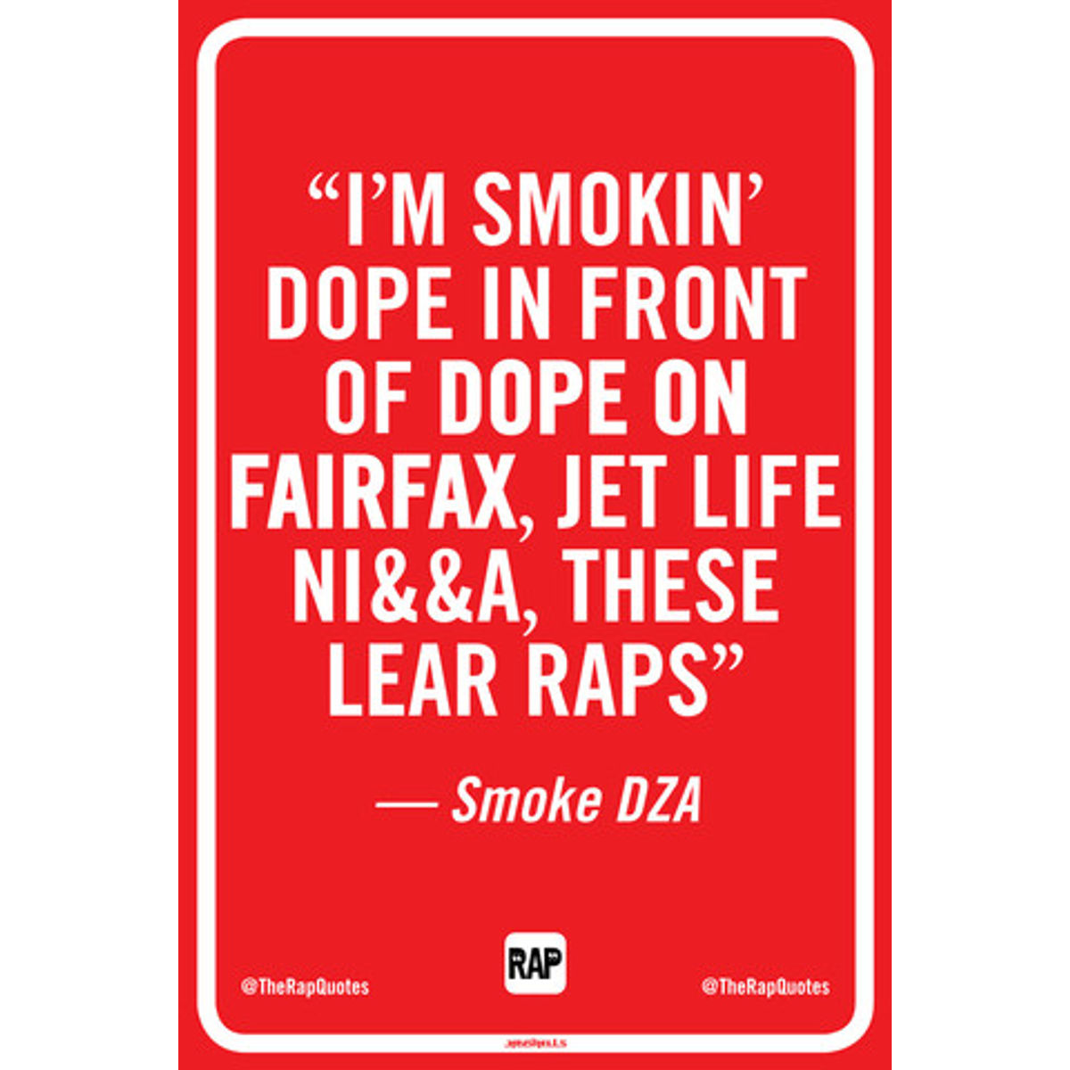 I'm smokin' dope in front of Dope on Fairfax... (Print)