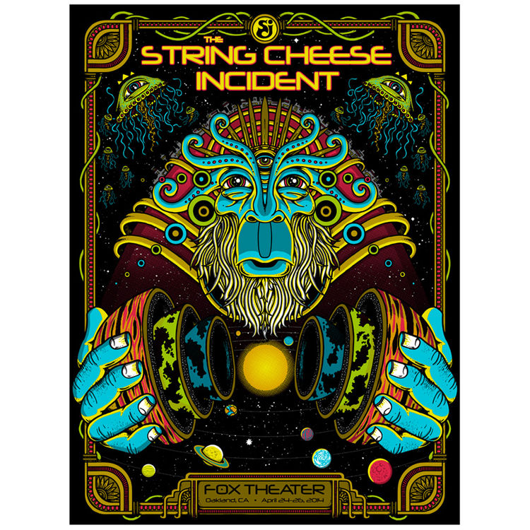 The String Cheese Incident – Oakland, CA 2014 by Matt Leunig