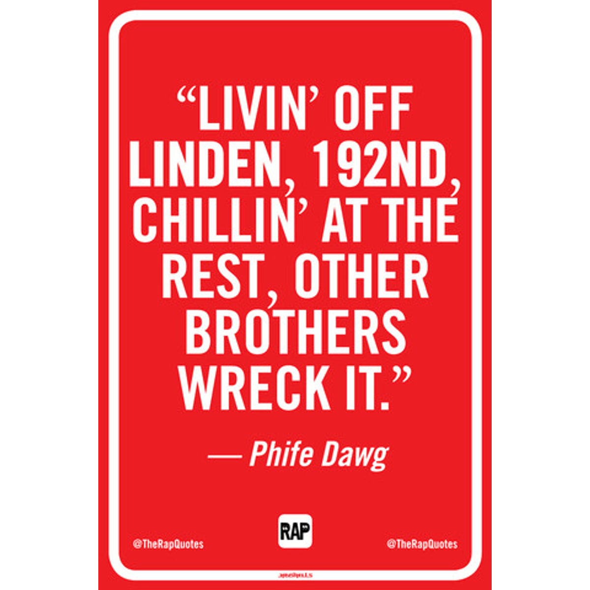 Livin' off Linden... (Print)