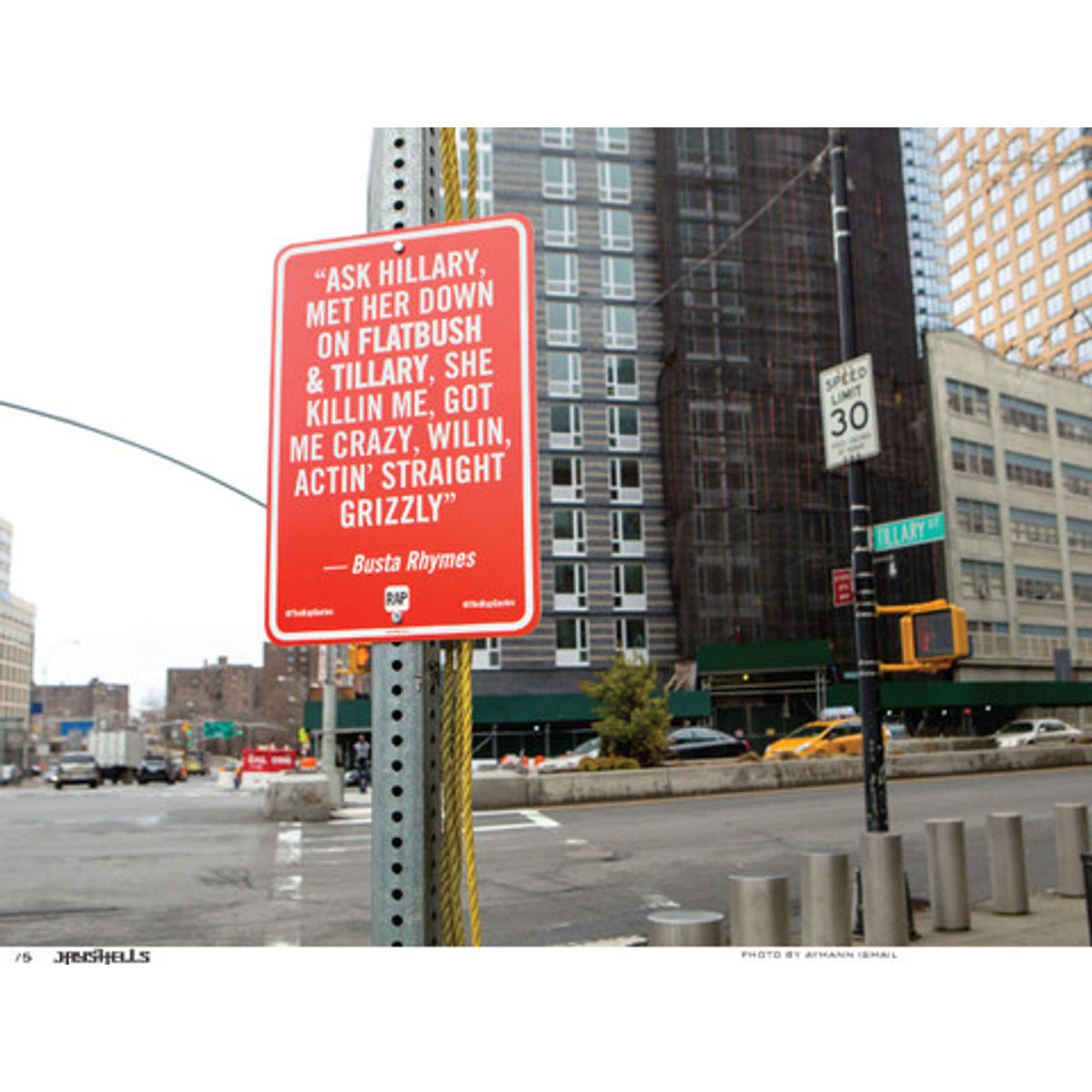 Ask Hillary, met her down on Flatbush & Tillary... (Photo)