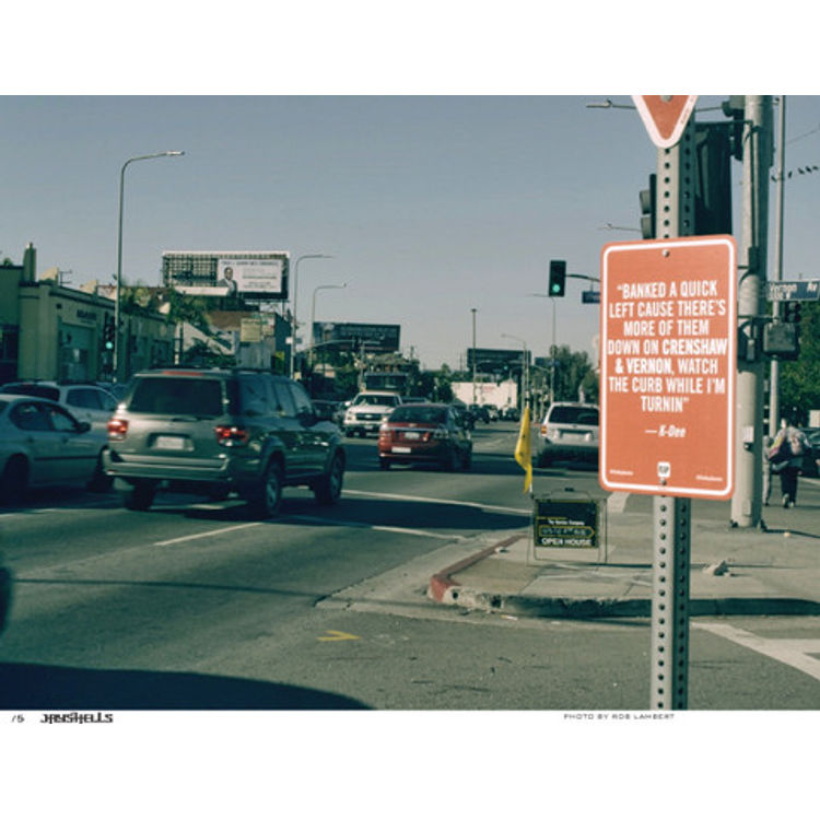 Banked a quick left cause there's more of them down on Crenshaw & Vernon... (Photo) by Jay Shells