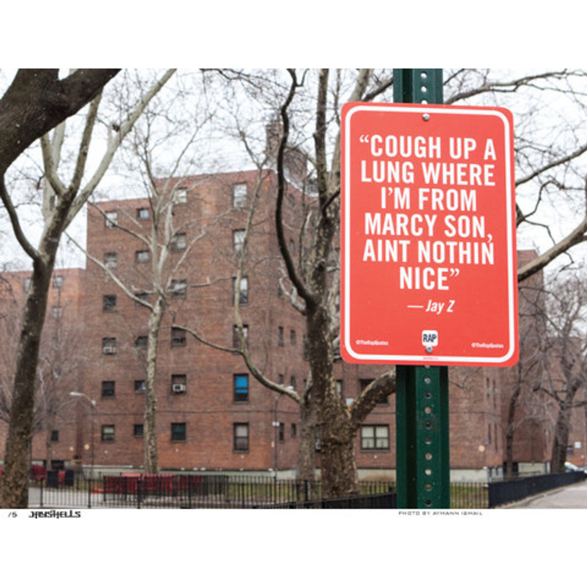 Cough up a lung where I'm from Marcy son, aint nothin nice (Photo)