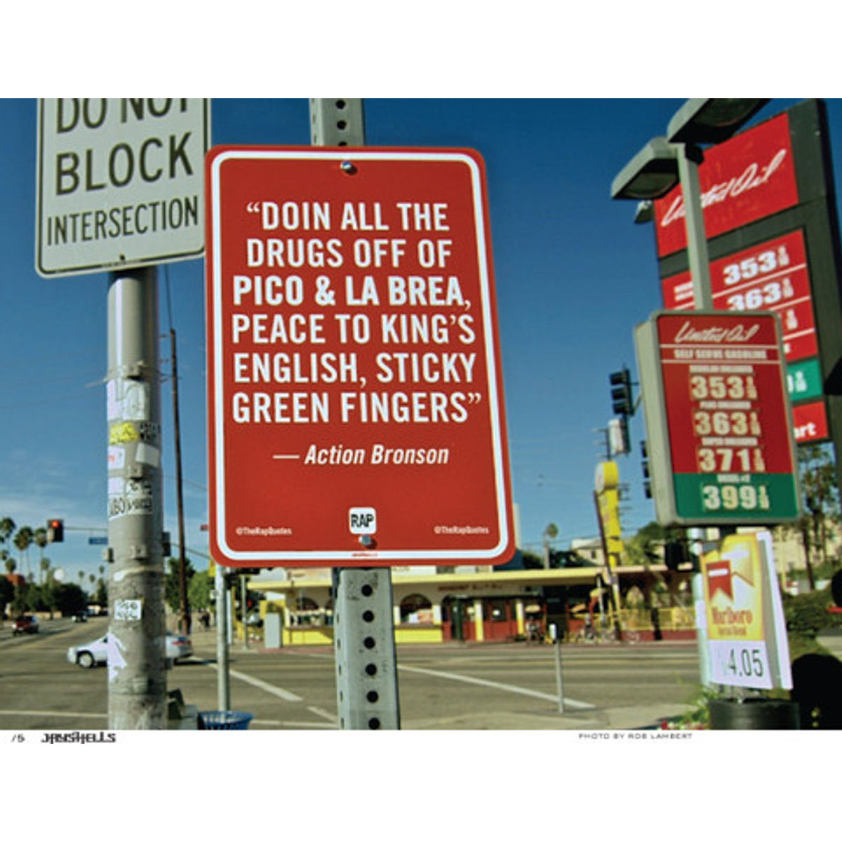 Doin all the drugs off of Pico & La Brea... (Photo)