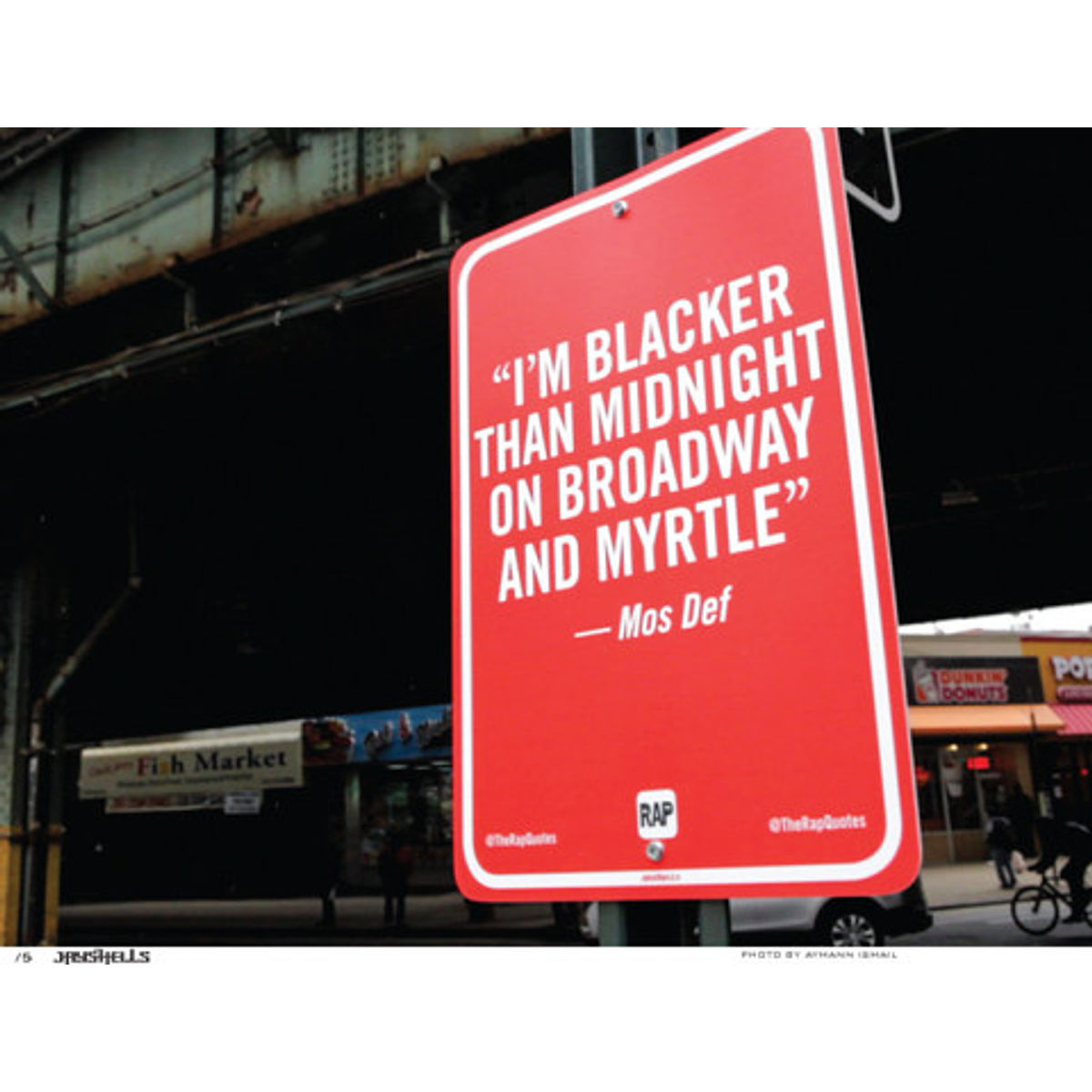 I'm blacker than midnight on Broadway & Myrtle (Photo)