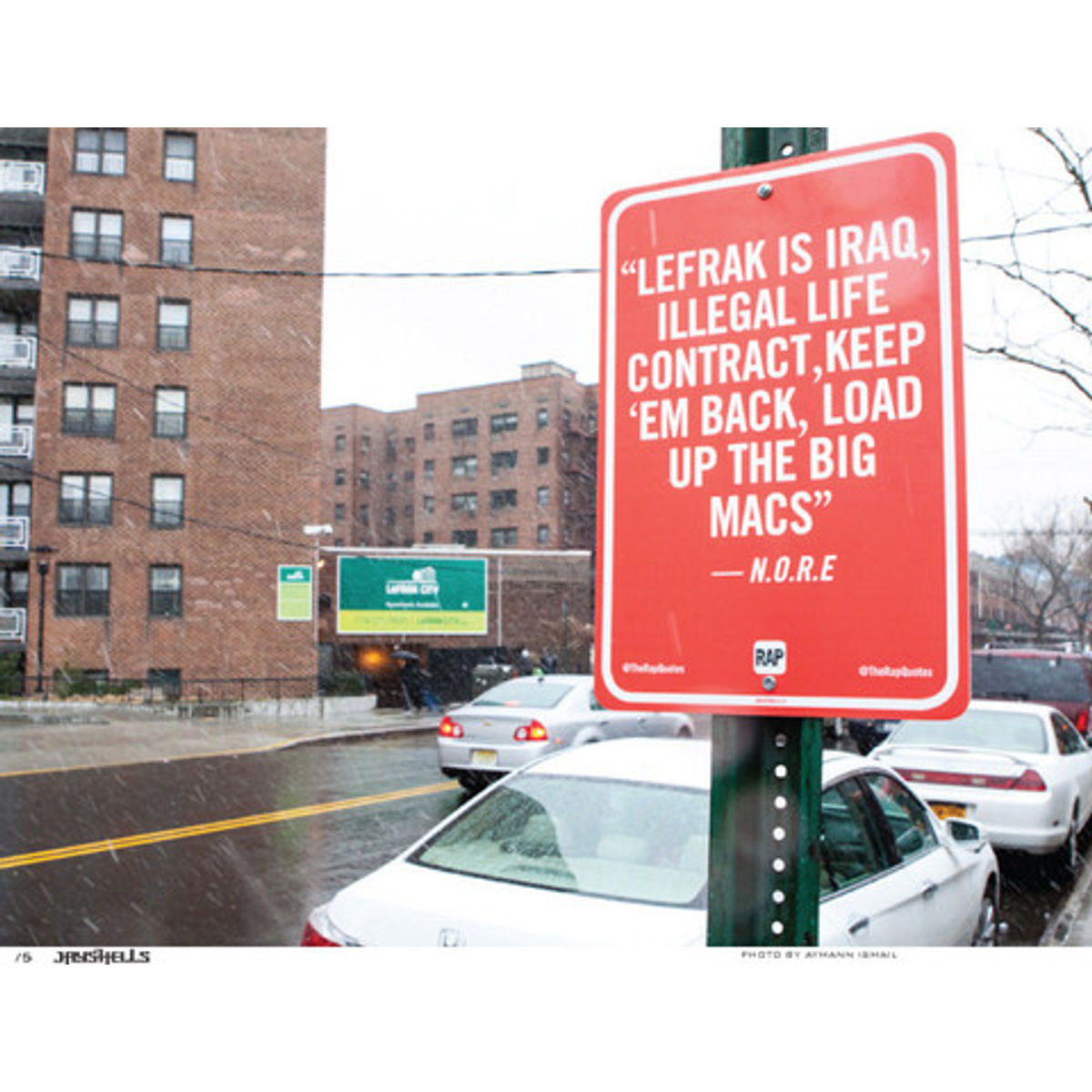 Lefrak is Iraq... (Photo)