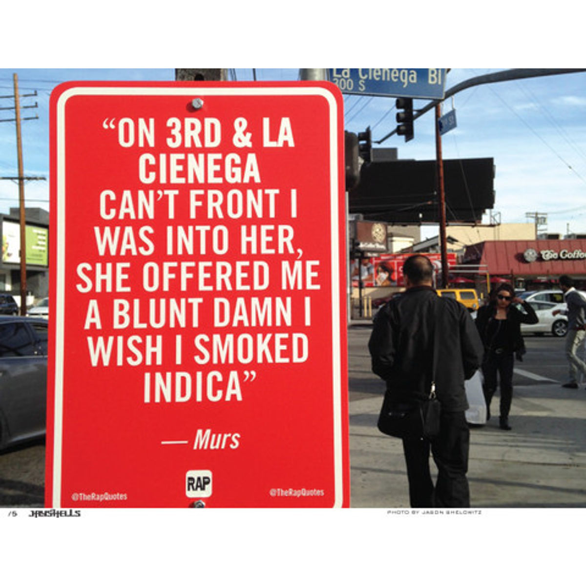 On 3rd & La Cienega can't front I was into here... (Photo)