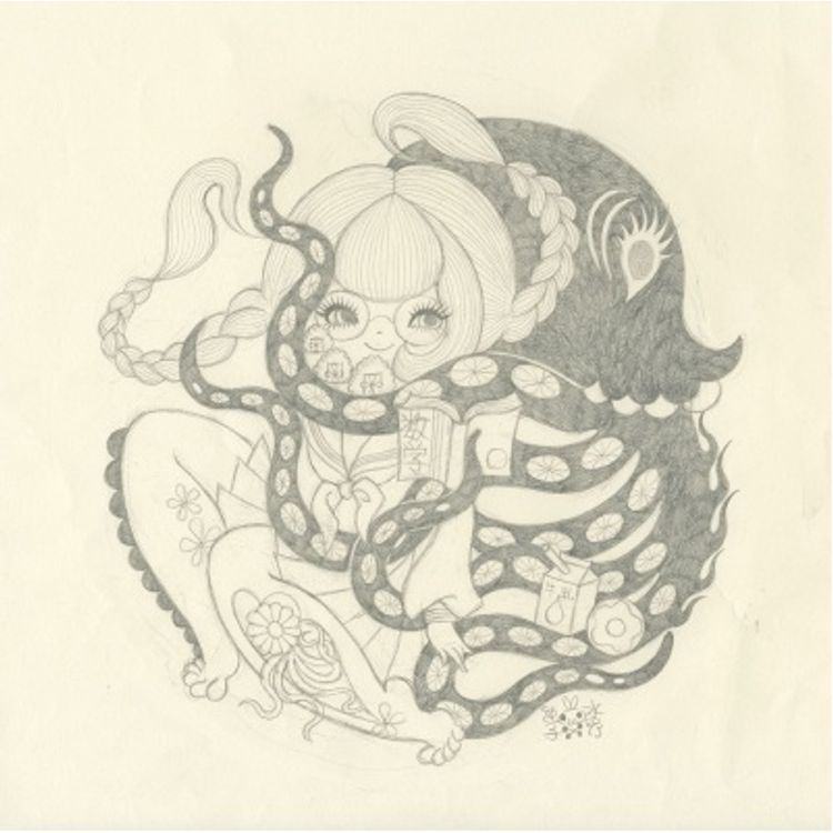 Octopus Teacher Drawing by Junko Mizuno