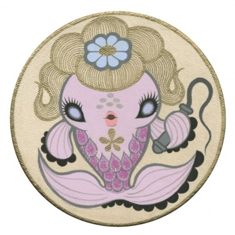Fish Girl Purple by Junko Mizuno