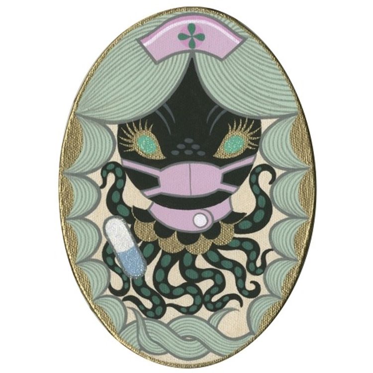 Octopus Nurse Green by Junko Mizuno