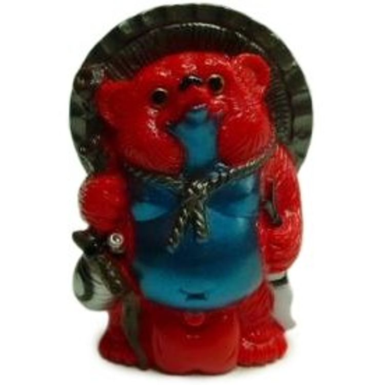 Mini Tanuki - Red/Blue by Real X Head (Mori Katsura)