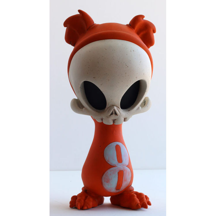 No. 8 Orange Kuma Skelve by Brandt Peters