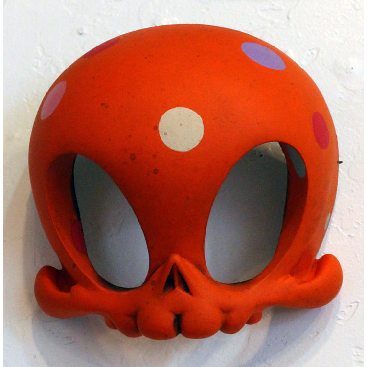 Orange Masao Midi Masks by Brandt Peters