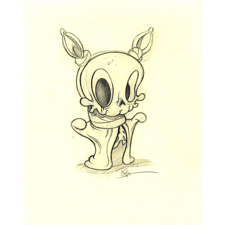 Boo Skelve Wandering Misfit Concept sketch by Brandt Peters