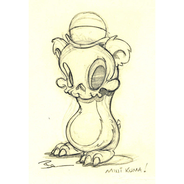 “KUMA” Bear Skelve Wandering Misfit Concept Sketch by Brandt Peters