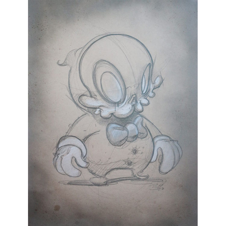 Classic Skelve #2 Drawing by Brandt Peters