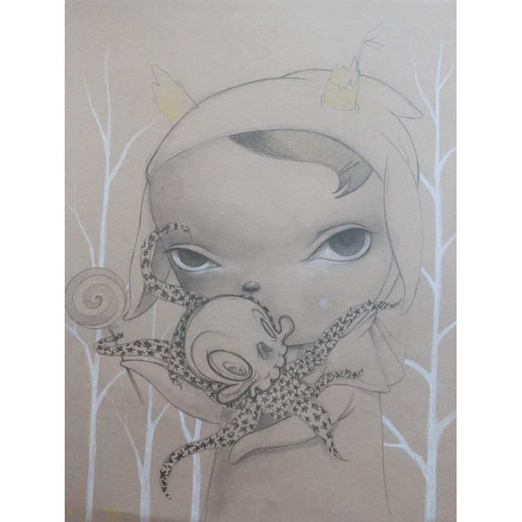 The Sacrifice Drawing by Brandt Peters