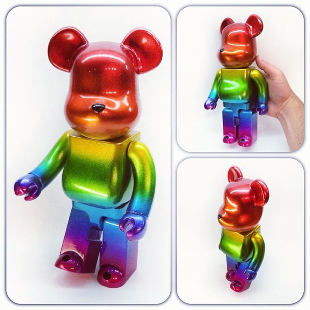 Roygbiv Be@rbrick 400% (Kandy Rainbow)