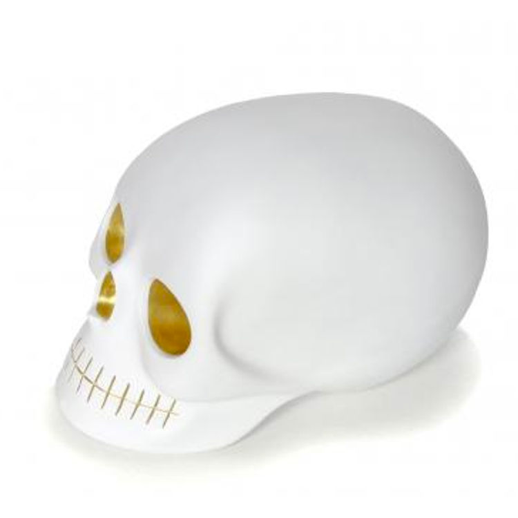 Ketsin Mono – matte white w/gold eyes by Omar Vitela