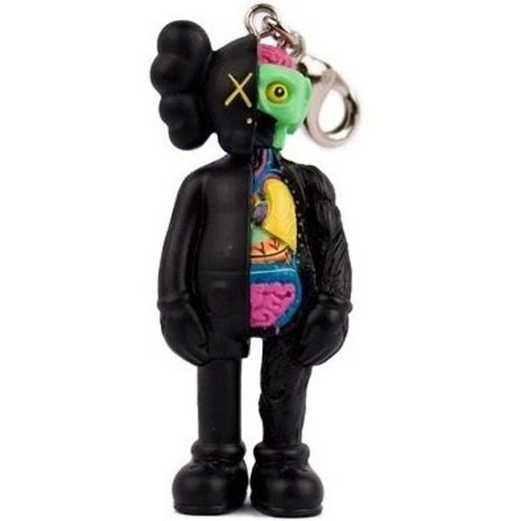 Black Dissected Companion Keychain by Kaws (Brian Donnelly)