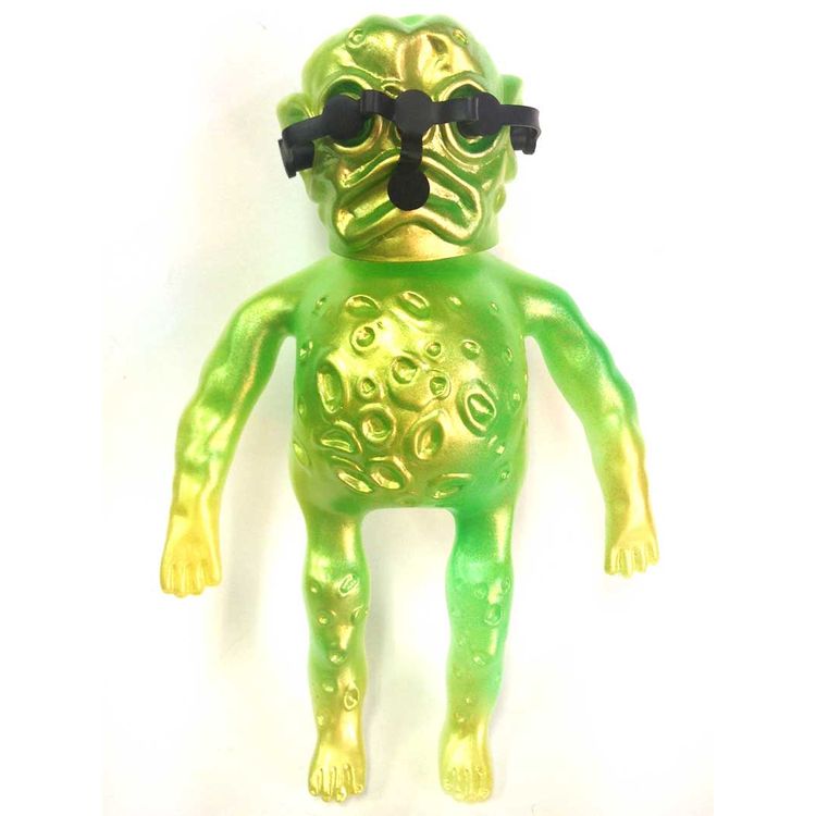 Alien Ooze-It GID PAINTED Gold/Green by Secret Base