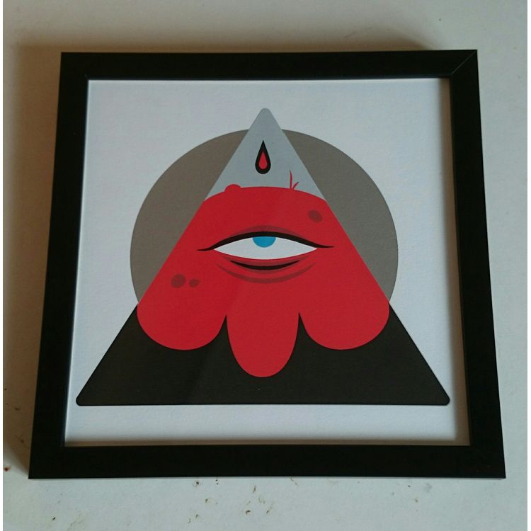 Pyramidun Print by Andrew Bell
