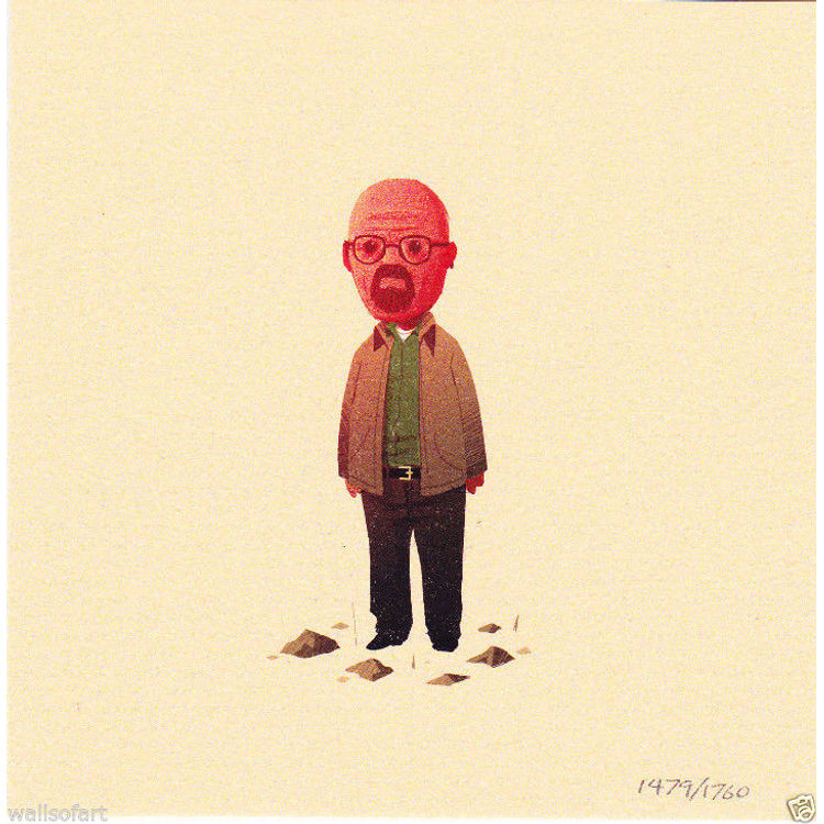 Minute Walts Bald by Olly Moss