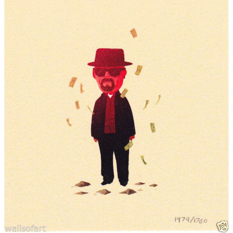 Minute Walts Heisenberg by Olly Moss