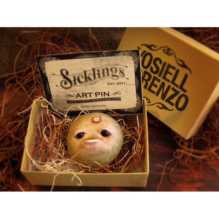 Sickling Art Pin (custom color) by Yosiell Lorenzo