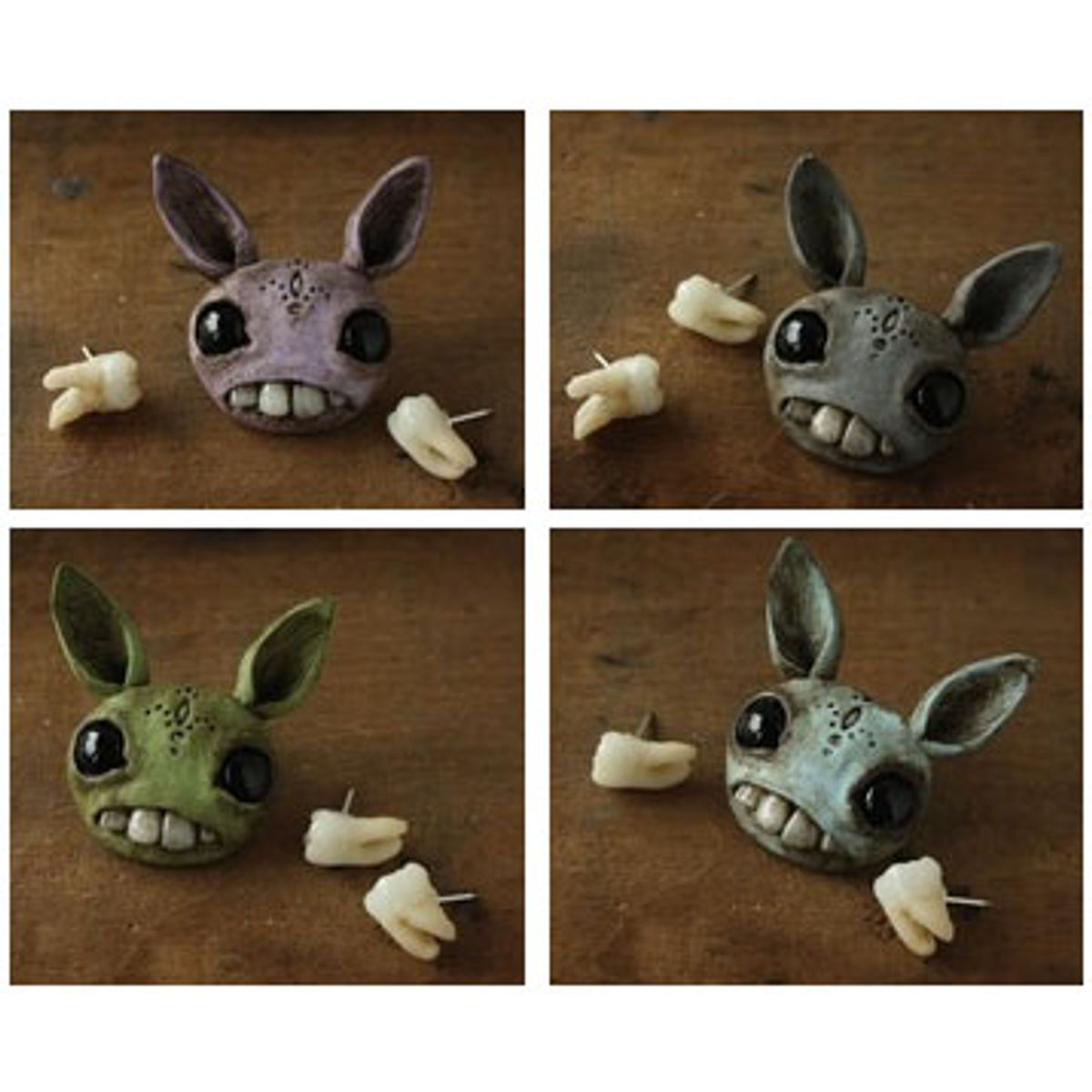 Dirty Bunny Brooch