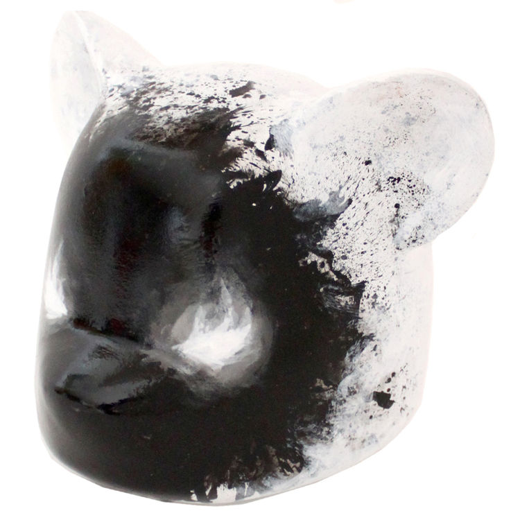 Black Face Bear Head by Luke Chueh