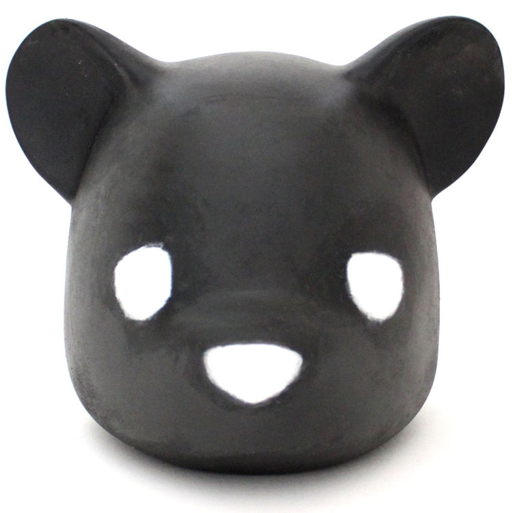 Black Original Bear Head by Luke Chueh
