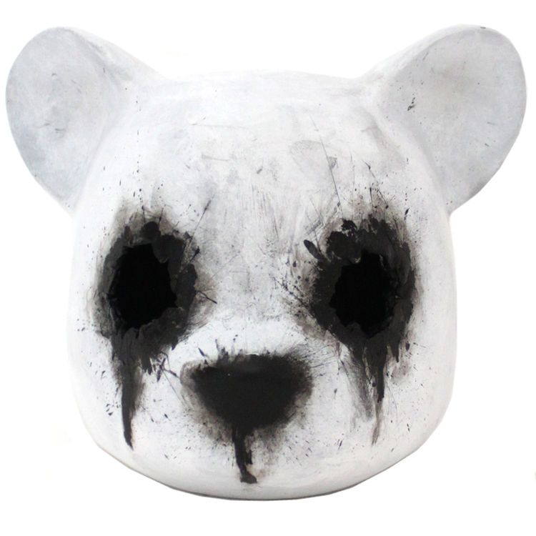 Gauged Bear Head by Luke Chueh