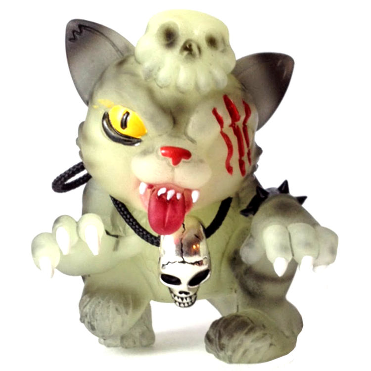 DeathCat - Glow in the dark Grey Tabby by Death Cat Toys (Johan Ulrich)