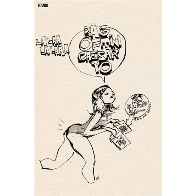 Bag of 20 BLACK MINI Caesar by Ashley Wood