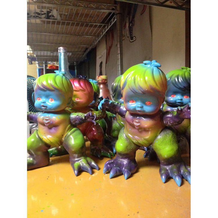 Baby Boy - Blue Faced by Grody Shogun