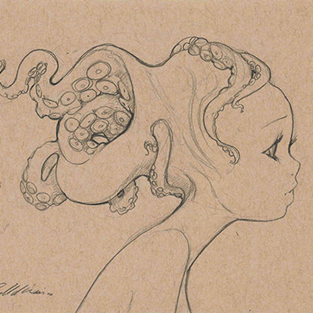 TWISTED MIND (ORIGINAL DRAWING - Framed)