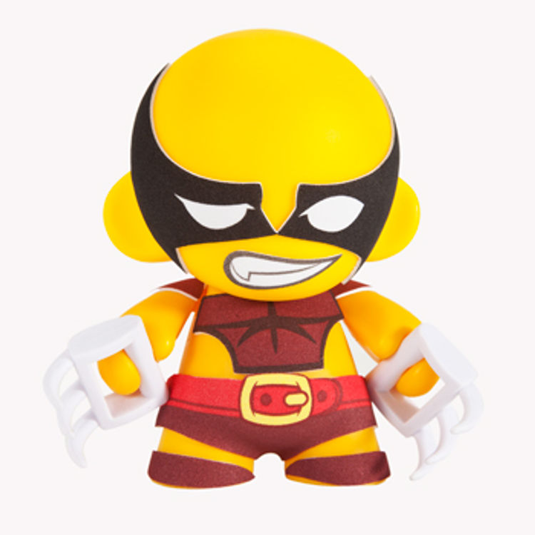 4" Brown Classic Wolverine Munny by Kidrobot