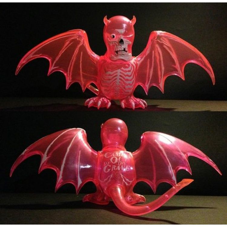 Came Out Of The Grave Skullbat (Pink) by Balzac